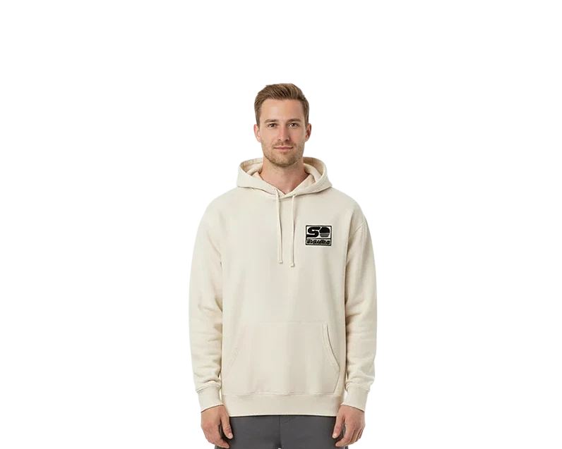 Comfort Colors Garment-Dyed Lightweight Embroidered Hooded Sweatshirt