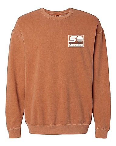 Comfort Colors Garment-Dyed Lightweight Embroidered Crewneck Sweatshirt