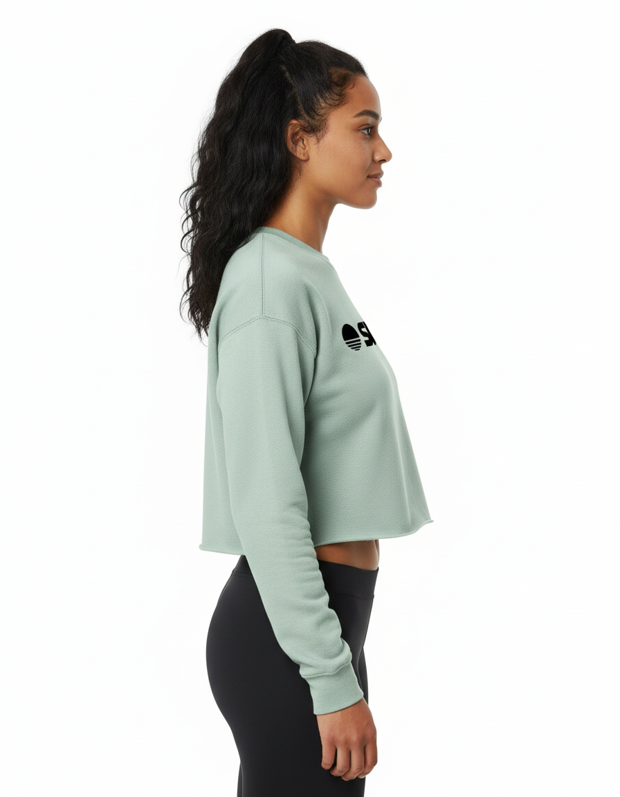 Bella + Canvas Women's Crop Crew Fleece
