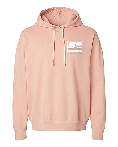 Comfort Colors Garment-Dyed Lightweight Embroidered Hooded Sweatshirt