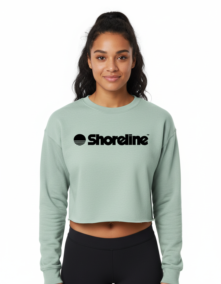 Bella + Canvas Women's Crop Crew Fleece