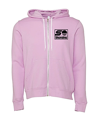 Bella + Canvas Sponge Fleece Embroidered Full-Zip Hoodie