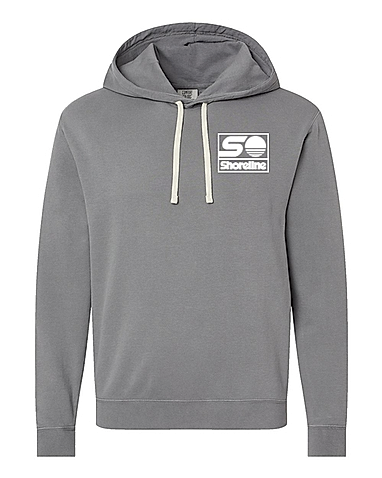 Comfort Colors Garment-Dyed Lightweight Embroidered Hooded Sweatshirt