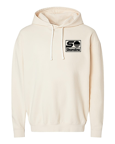 Comfort Colors Garment-Dyed Lightweight Embroidered Hooded Sweatshirt