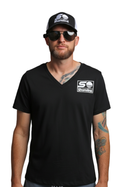 Short Sleeve V Neck Tee