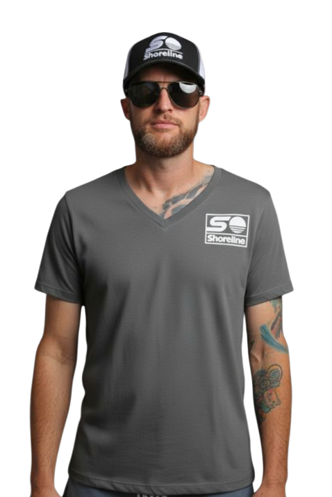 Short Sleeve V Neck Tee