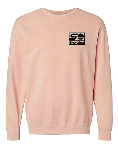 Comfort Colors Garment-Dyed Lightweight Embroidered Crewneck Sweatshirt