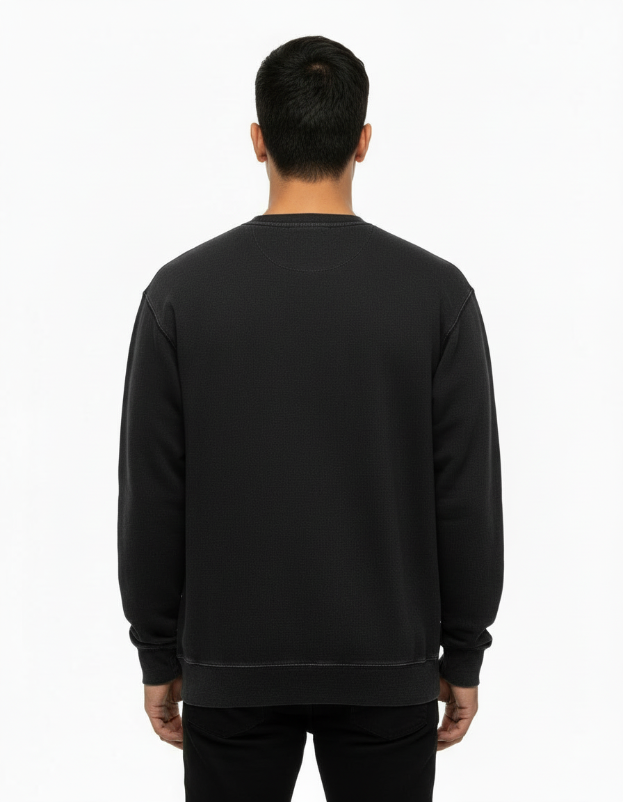 Comfort Colors Garment-Dyed Lightweight Embroidered Crewneck Sweatshirt