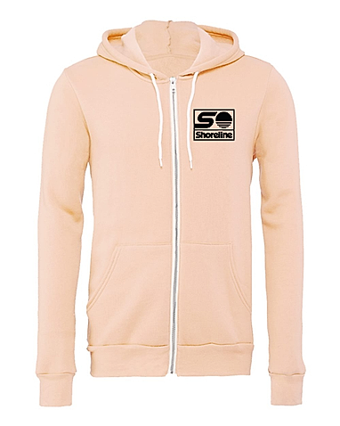 Bella + Canvas Sponge Fleece Embroidered Full-Zip Hoodie