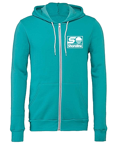 Bella + Canvas Sponge Fleece Embroidered Full-Zip Hoodie