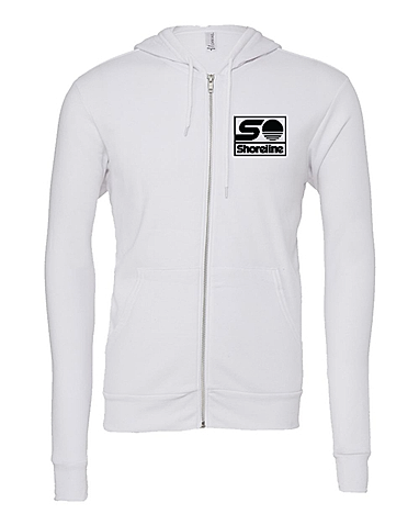 Bella + Canvas Sponge Fleece Embroidered Full-Zip Hoodie