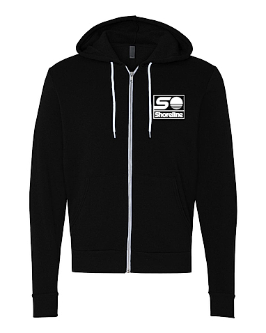 Bella + Canvas Sponge Fleece Embroidered Full-Zip Hoodie