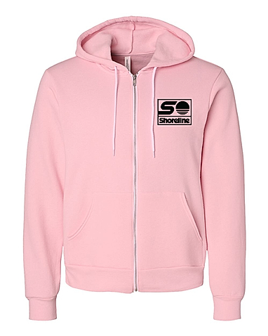 Bella + Canvas Sponge Fleece Embroidered Full-Zip Hoodie