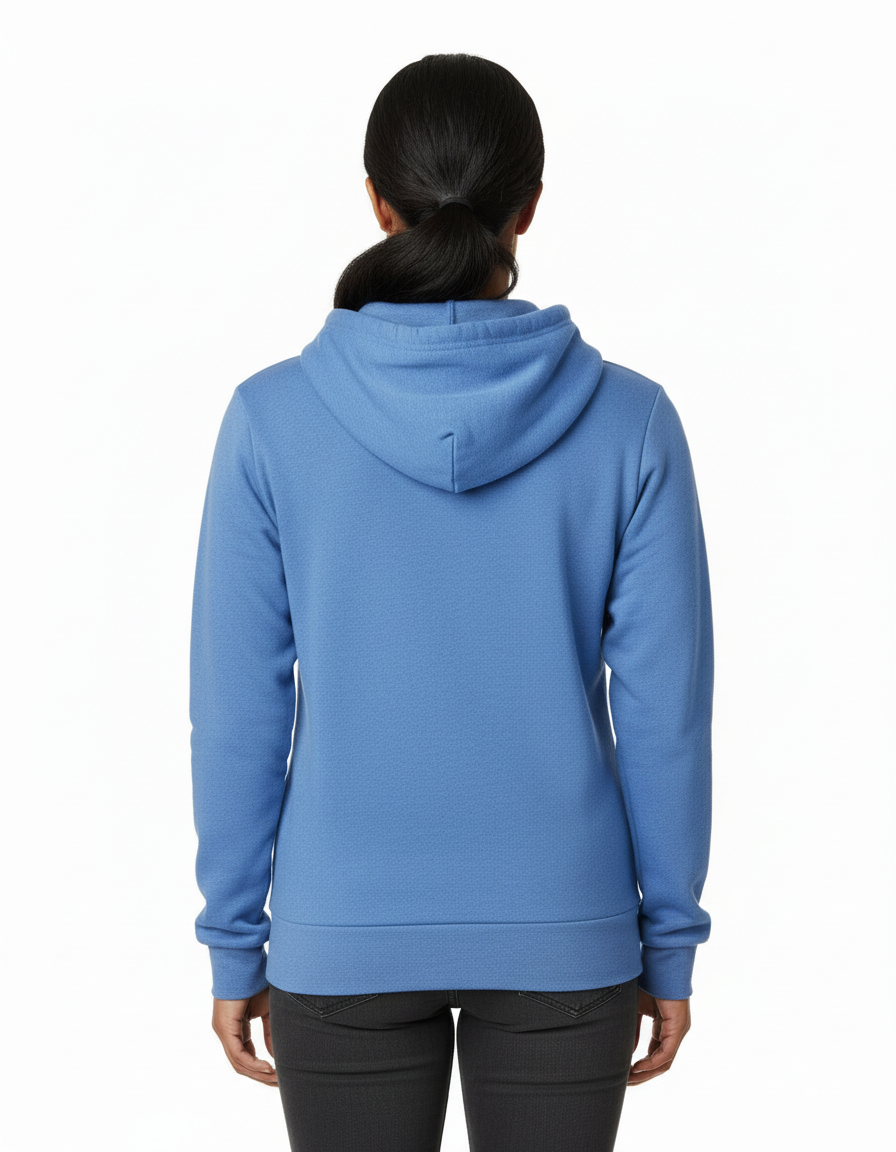 Bella + Canvas Sponge Fleece Embroidered Full-Zip Hoodie