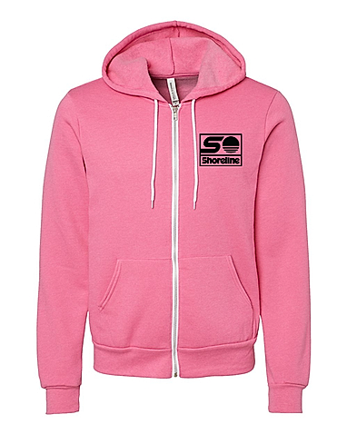 Bella + Canvas Sponge Fleece Embroidered Full-Zip Hoodie