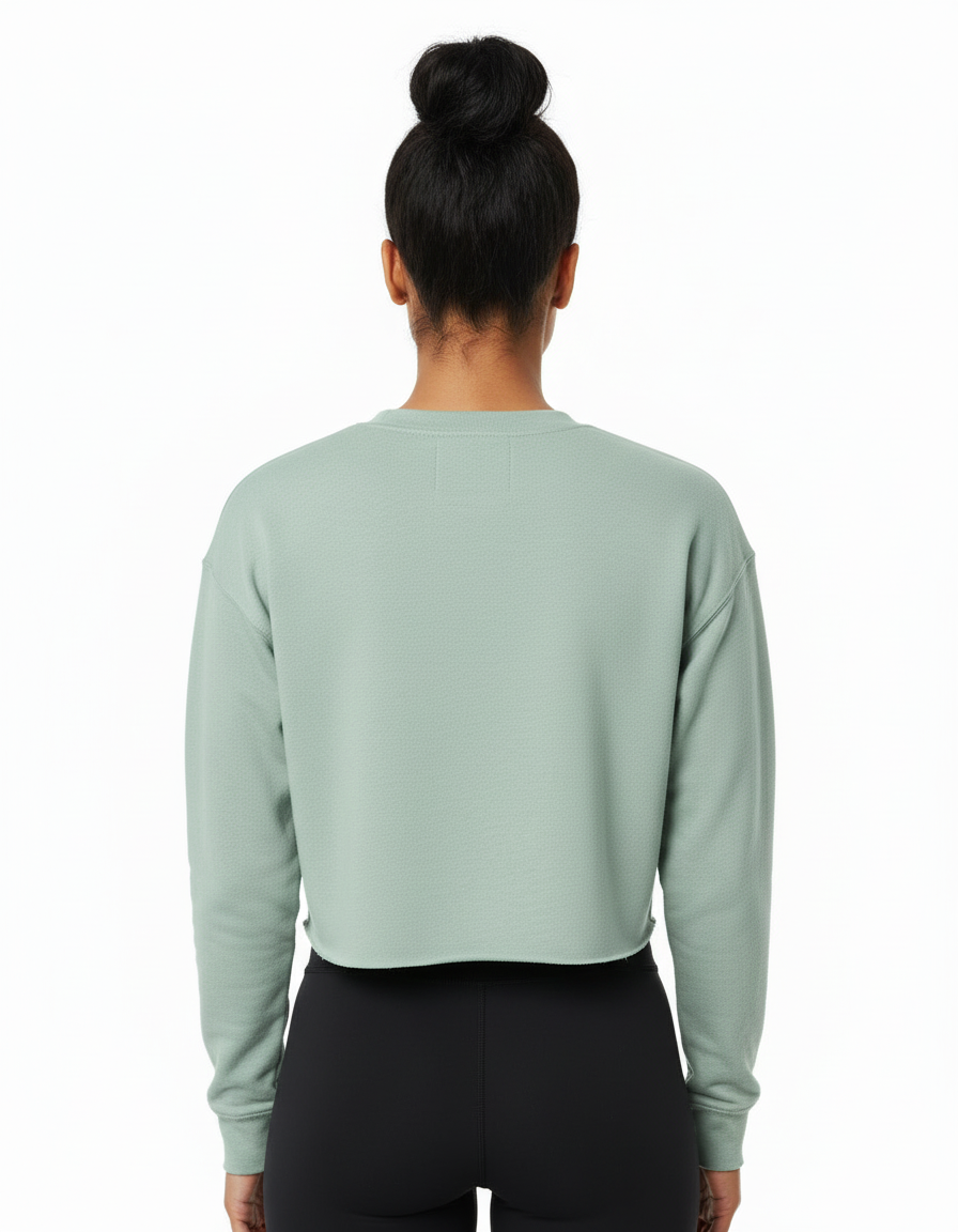 Bella + Canvas Women's Crop Crew Fleece