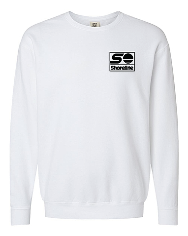Comfort Colors Garment-Dyed Lightweight Embroidered Crewneck Sweatshirt