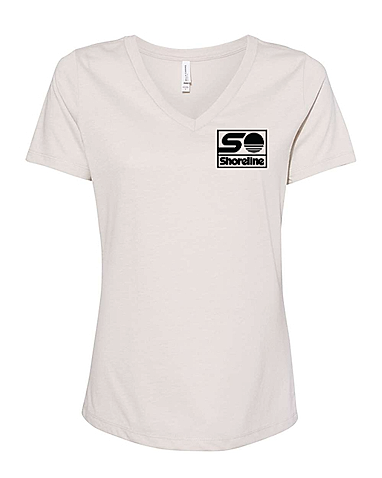 Bella + Canvas Women's Relaxed Heather CVC V-Neck Tee